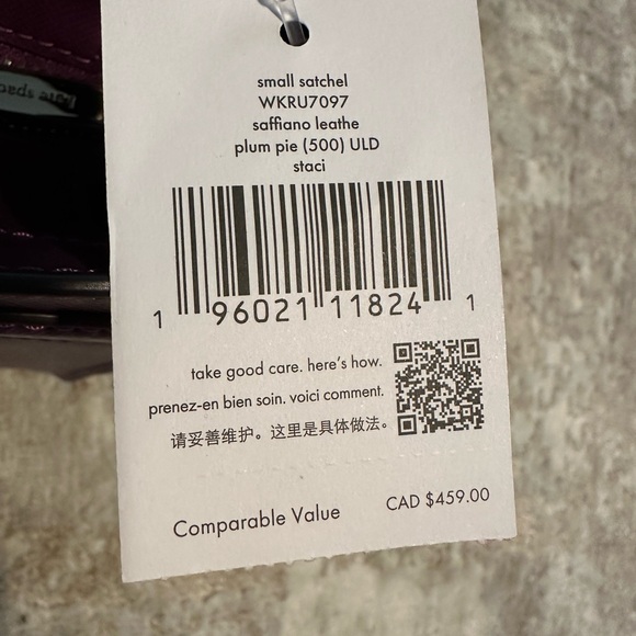 New Kate Spade Small Satchel - Picture 6 of 12